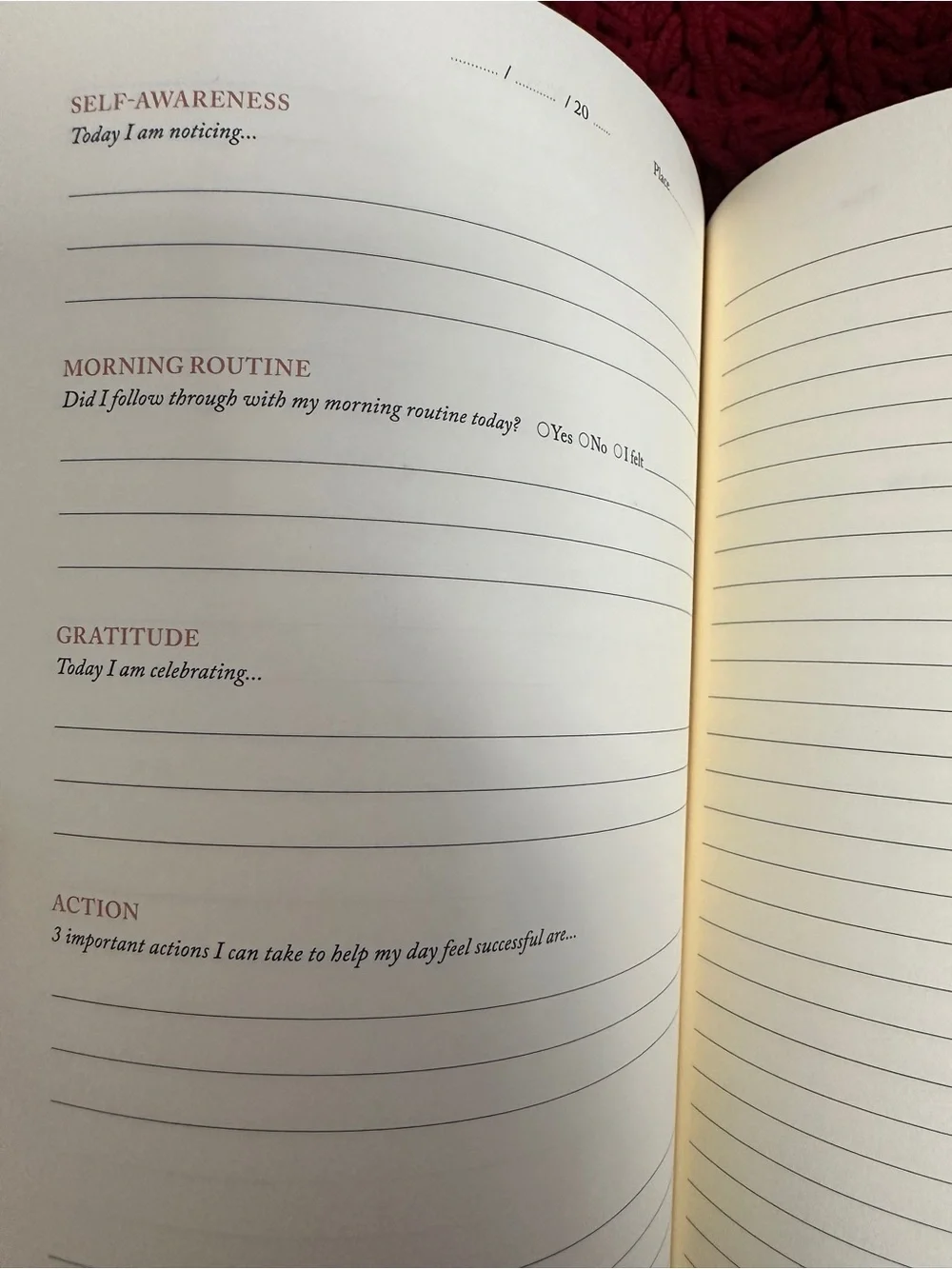 NWT Intelligent Change Mindfulness Journal